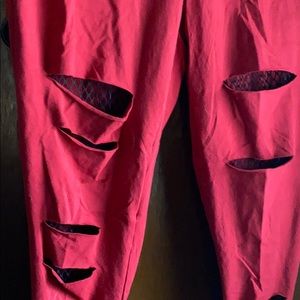 Plus size Torrid fishnet insert leggings New!!!